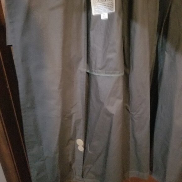 London Fog size 46 Reg green trench coat - Picture 4 of 9